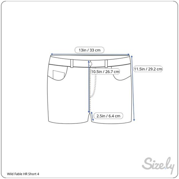 Wild Fable Women Size 4 Blue Distressed Cut Off Button Fly High Rise Jean Shorts - Picture 3 of 11